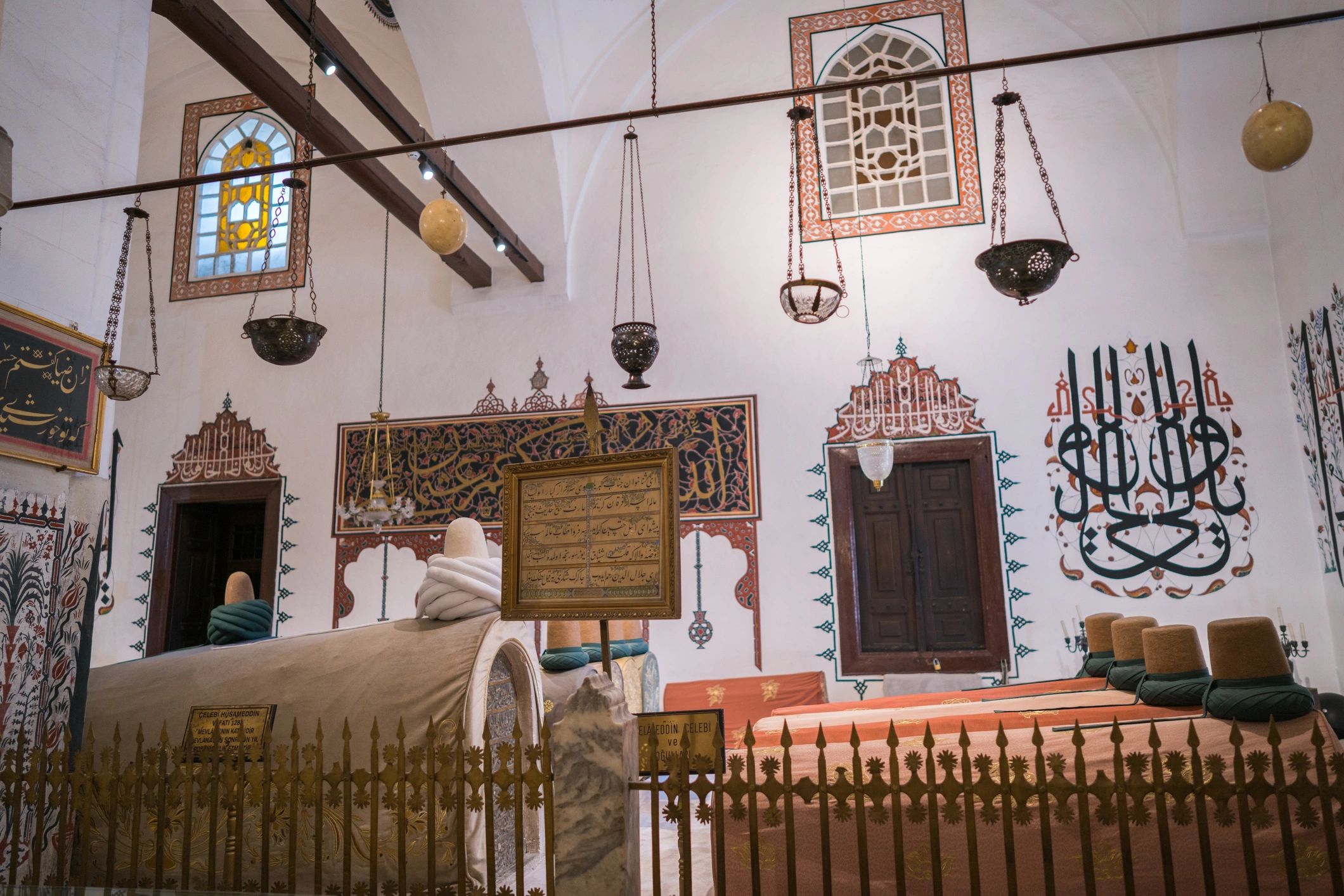 Historic interior with manuscript-related visual context