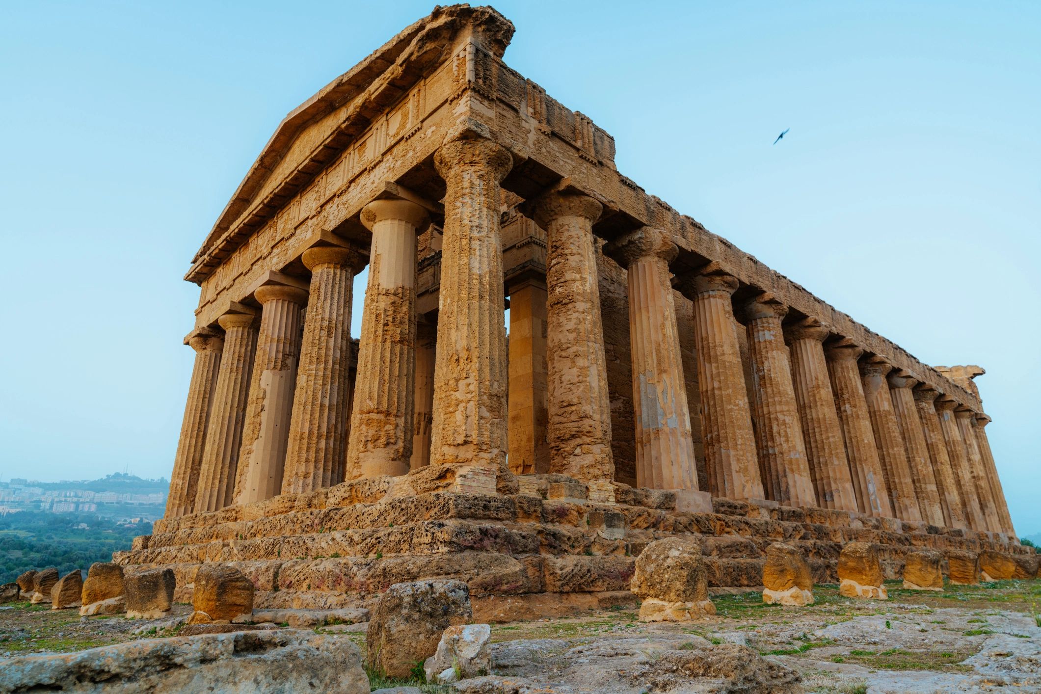 Ancient temple ruins evoking the historical world behind the scholar resources library