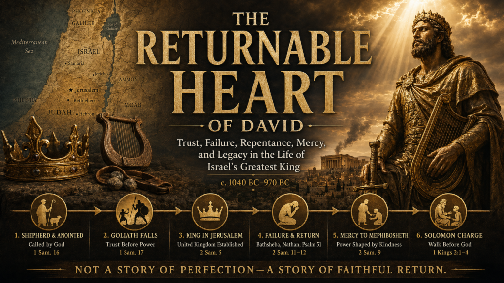 David’s Leadership Secret Wasn’t Perfection. It Was Return.